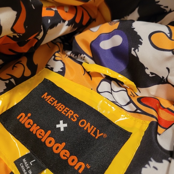 MEMBER'S ONLY WOMEN'S PUFFER NICKELODEON MASHUP PRINT LINING JACKET - Picture 9 of 16